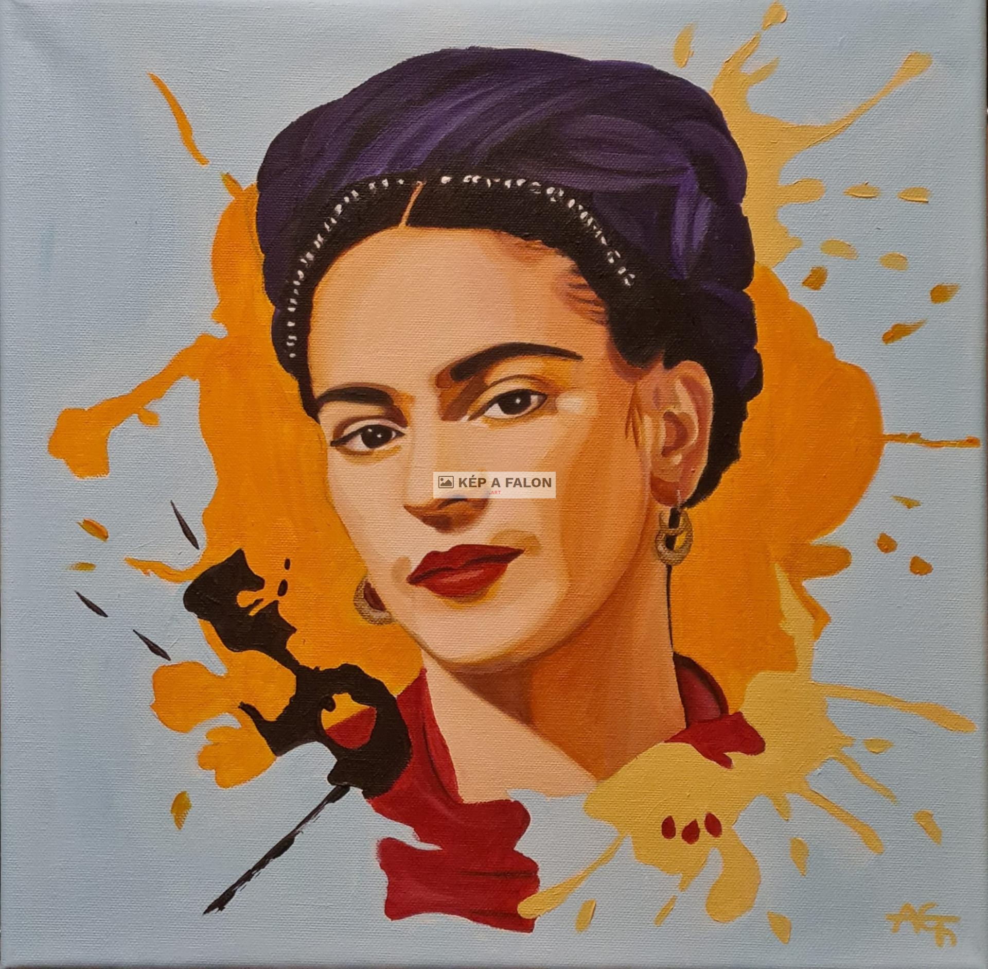 Frida by: Blumenschein Ágota | 2021, akril festmény