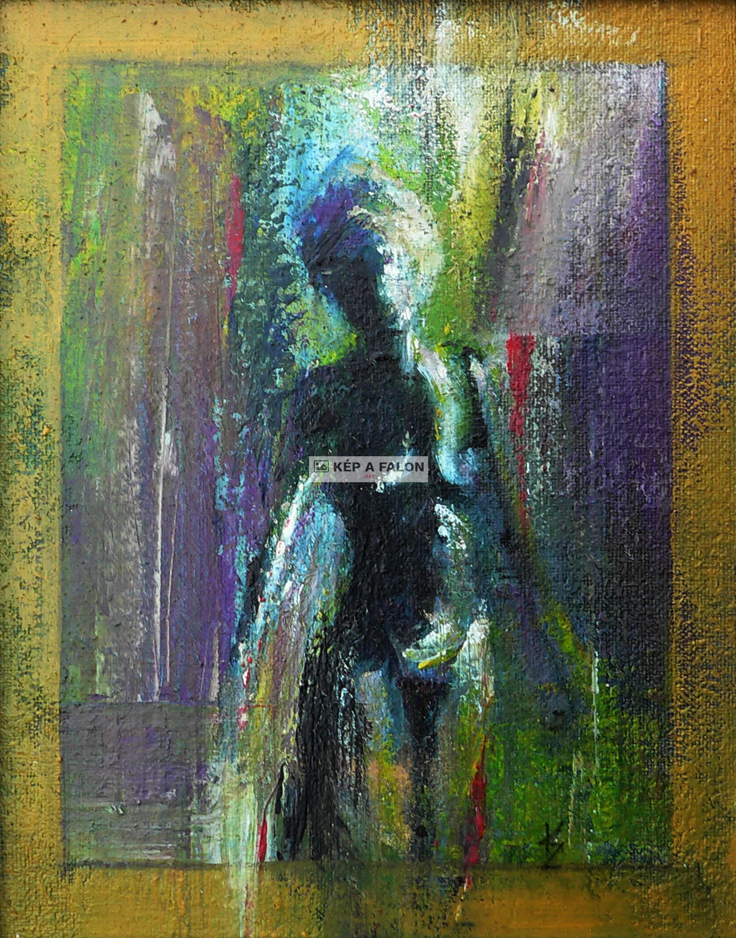 Sappír by: Zoltán Kőhalmi | MCMXCVIII, olaj festmény
