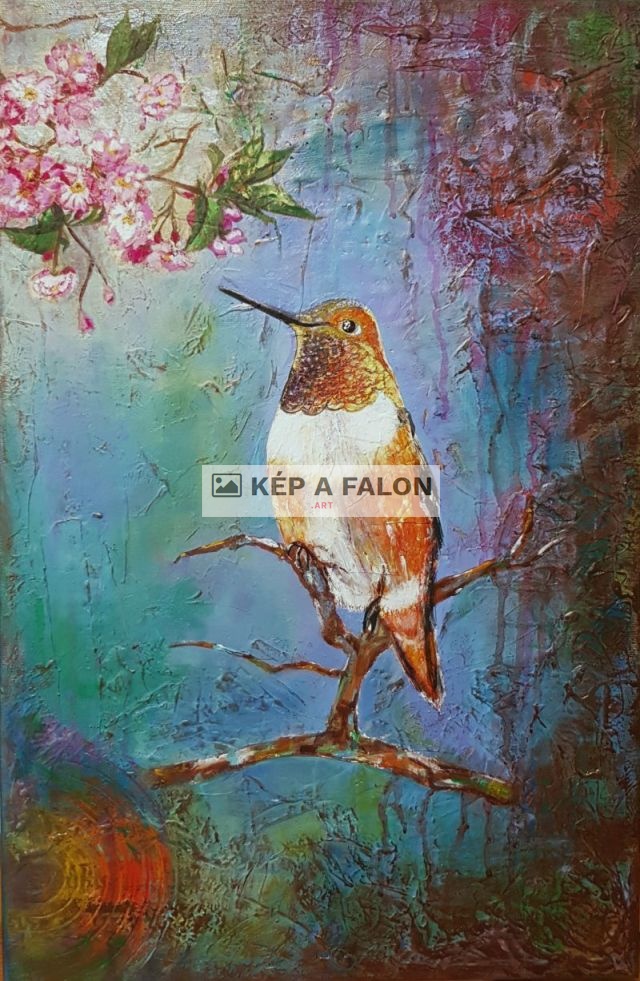 Kolibri 2. by: Katona Anikó | 2020, akril festmény