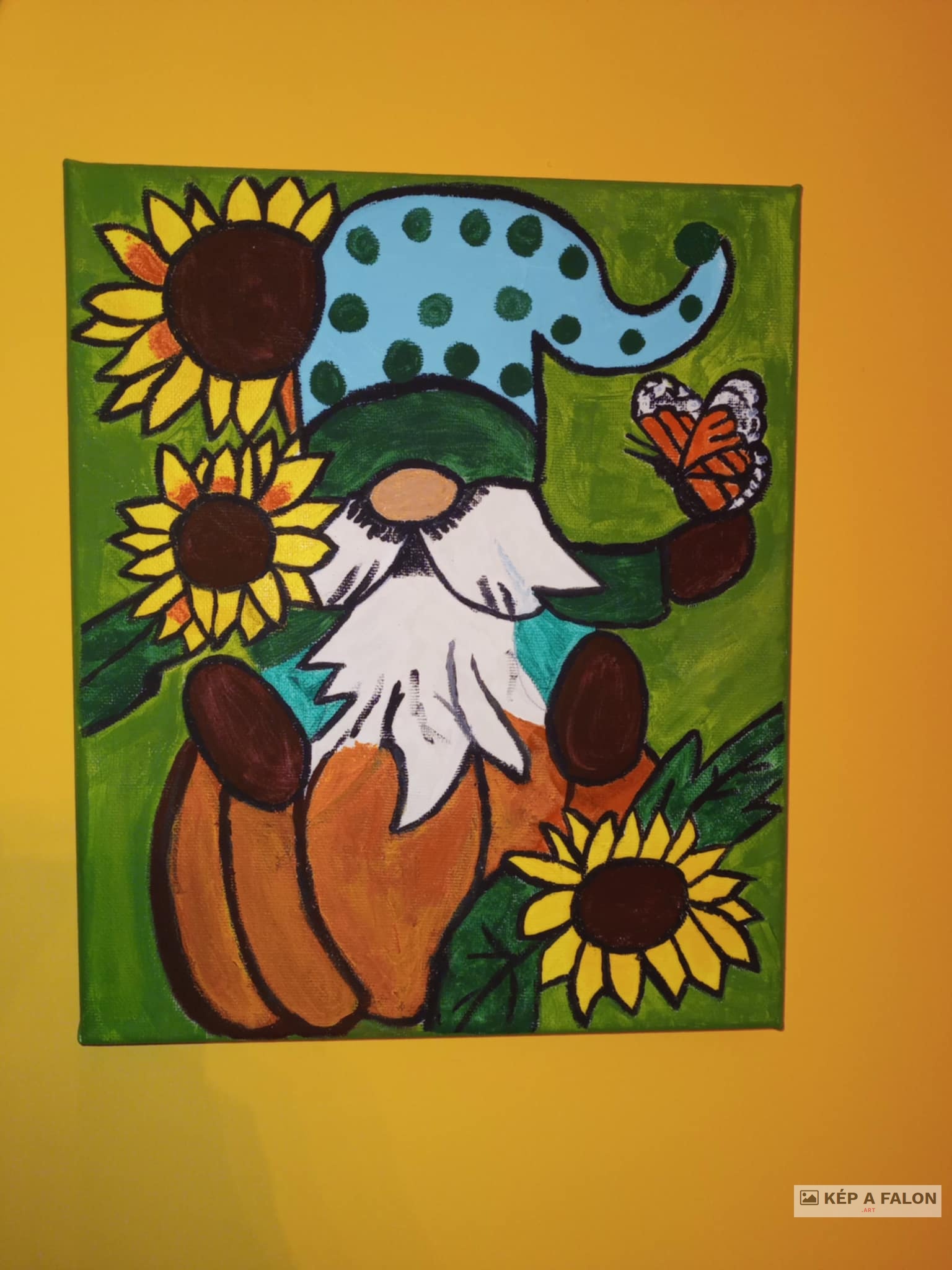 Manó by: Fábián-Seremetyev Lilla | 2025, akril festmény