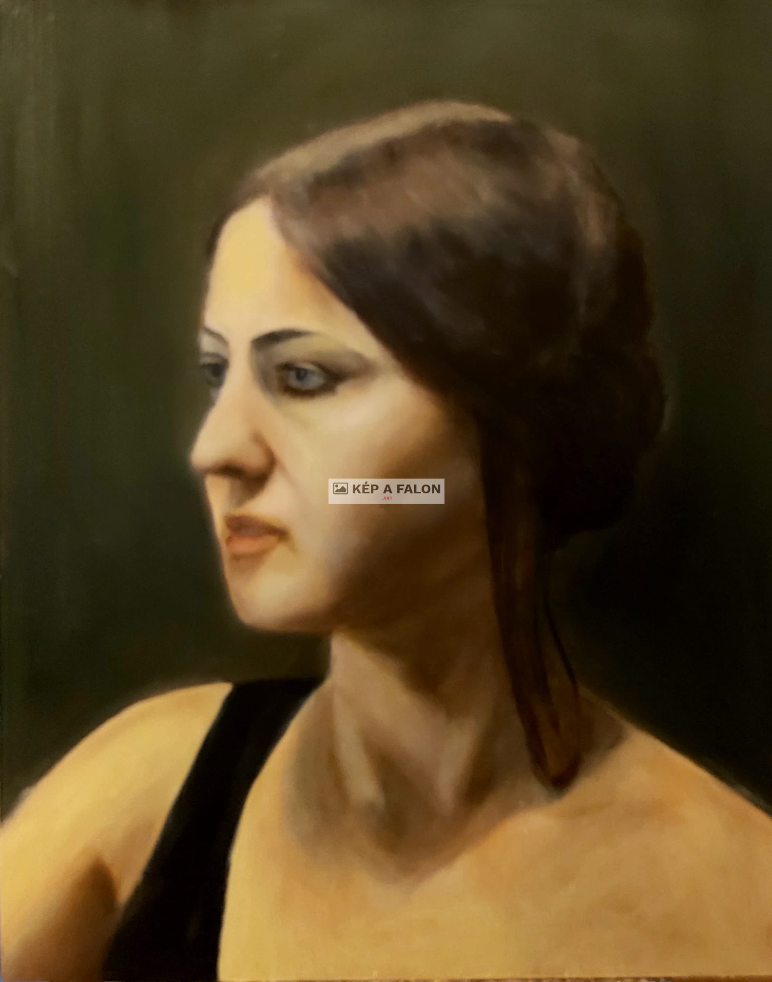 Cesar Santos portré 3 by: Horgász  Csaba  | 2020, olaj festmény