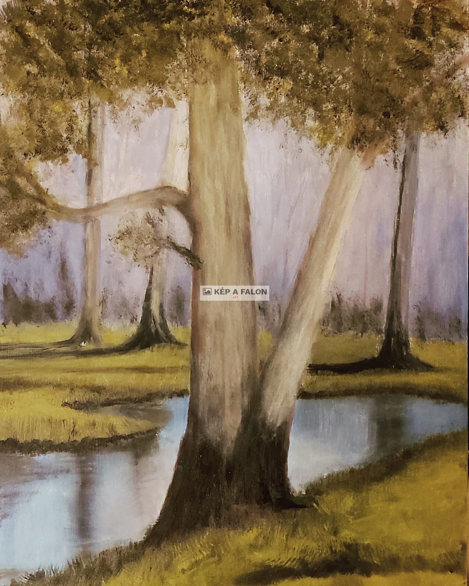 Misztikus erdő by: Horgász  Csaba  | 2019, olaj festmény