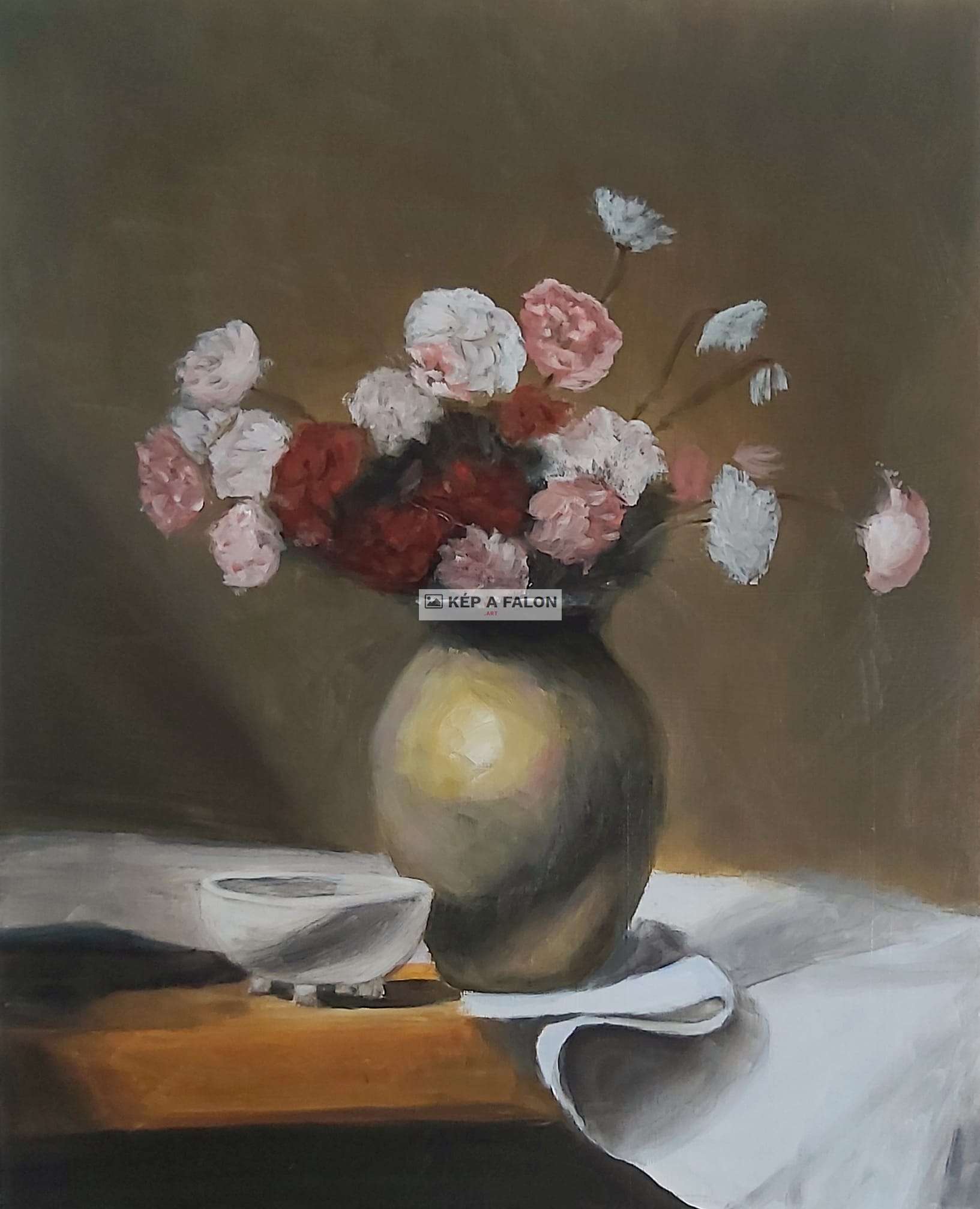 Virágcsendélet by: Horgász  Csaba  | 2020, olaj festmény