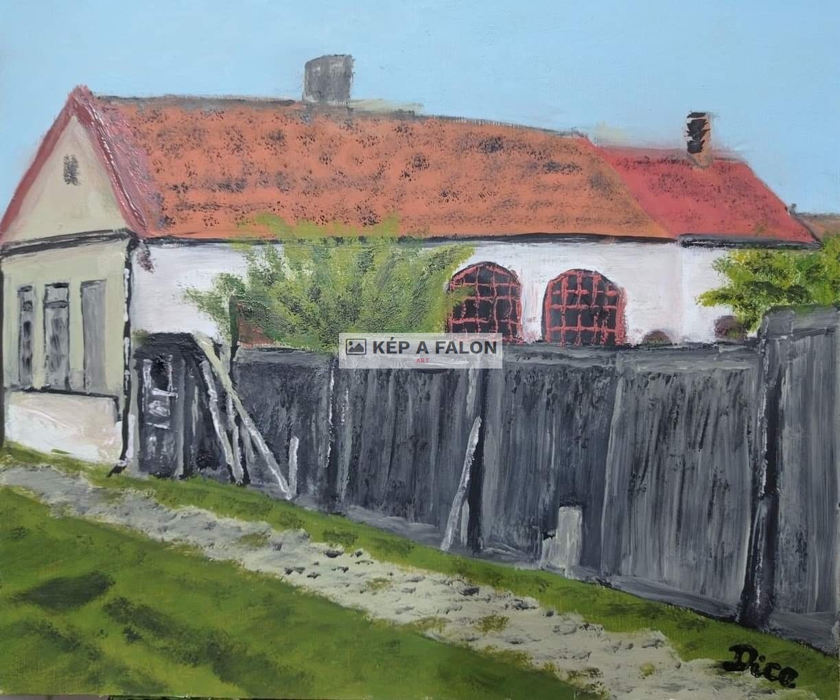 Utcakép by: Erdős Attila | 2020, olaj festmény