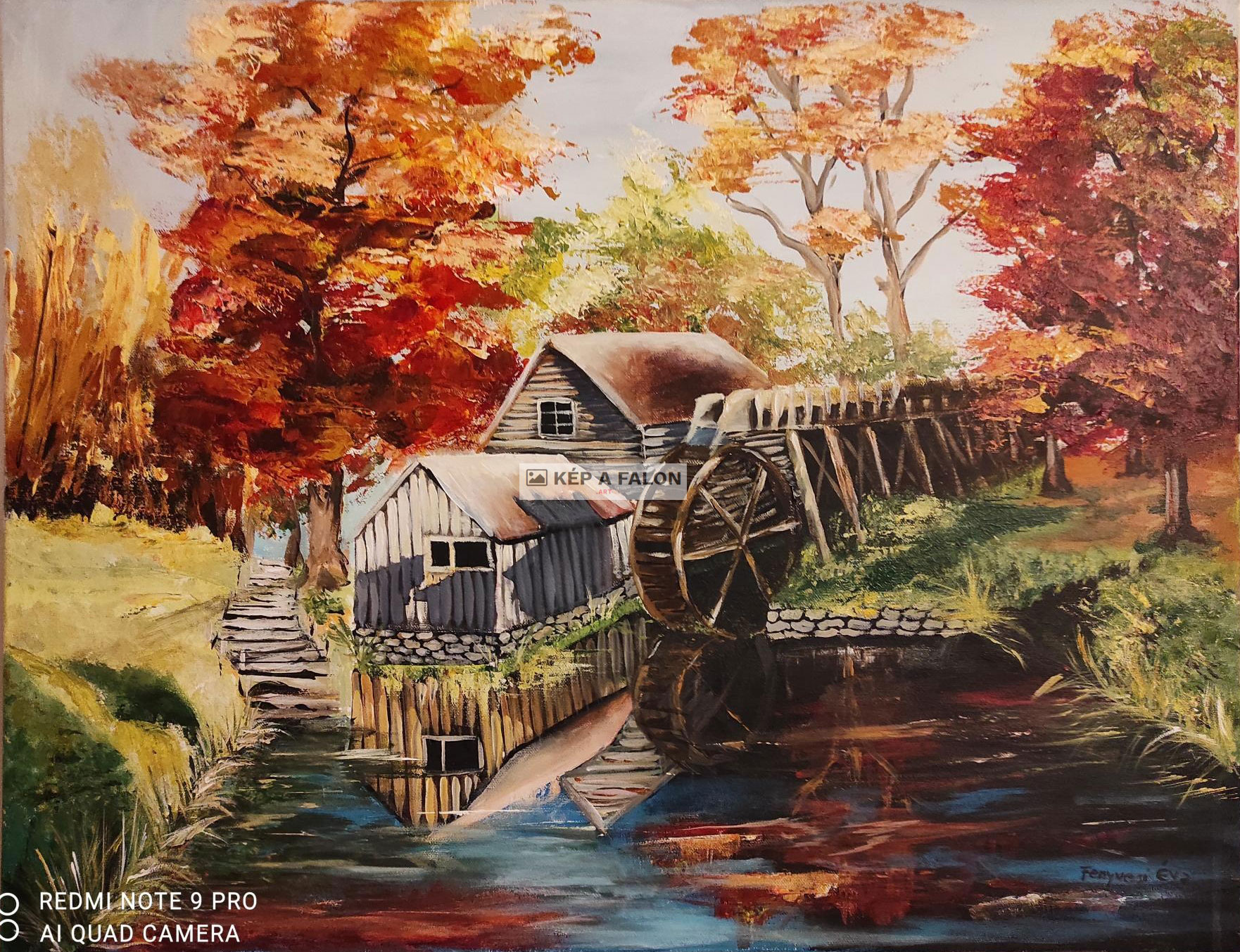 Őszi színekben by: Éva Fenyvesi | 2021, akril festmény