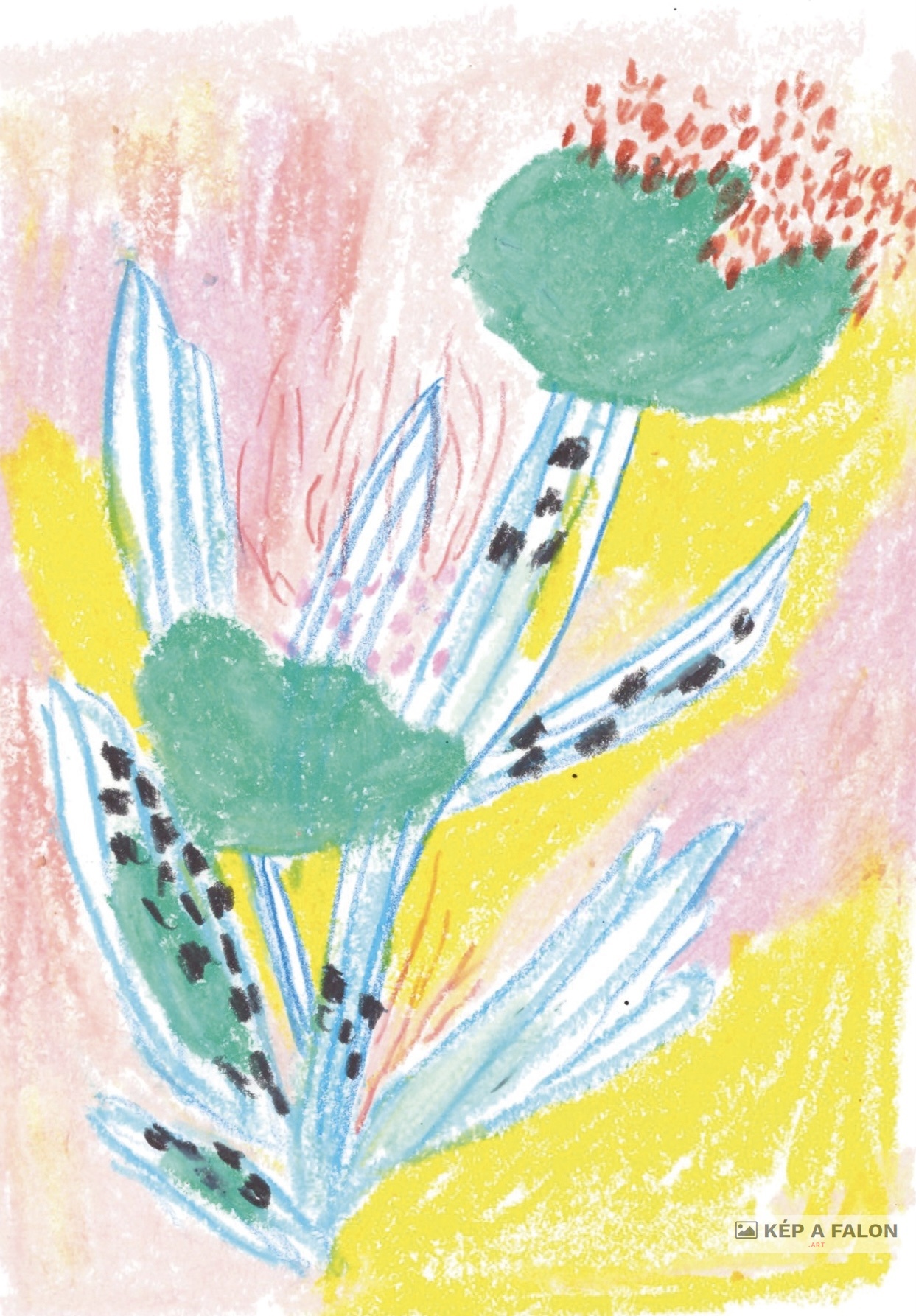 Virágom virágom by: Kissné Szücs Anita | 2023, olaj festmény