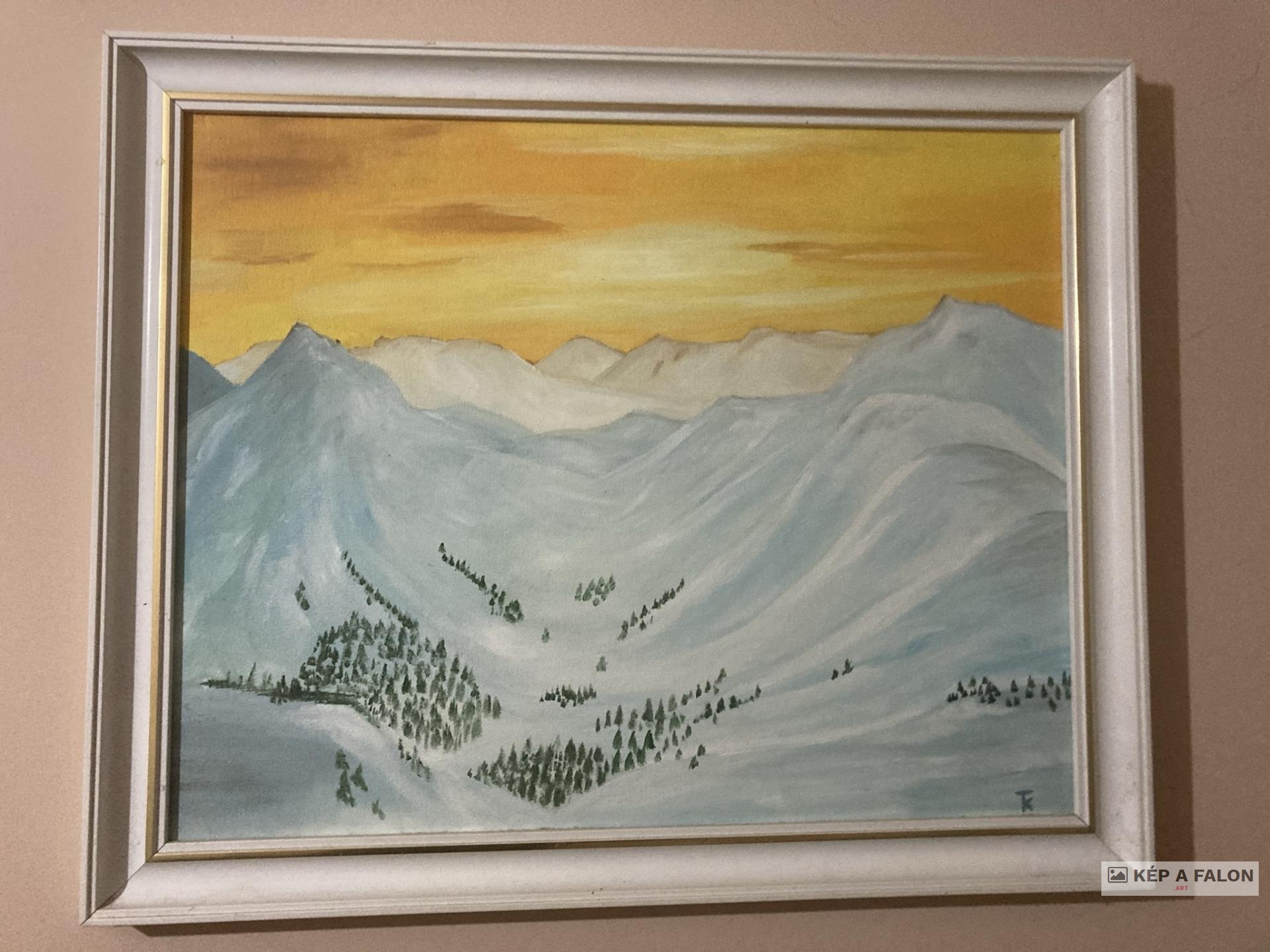 Tél a hegyekben by: Krakóczki Tünde | 2007, olaj festmény