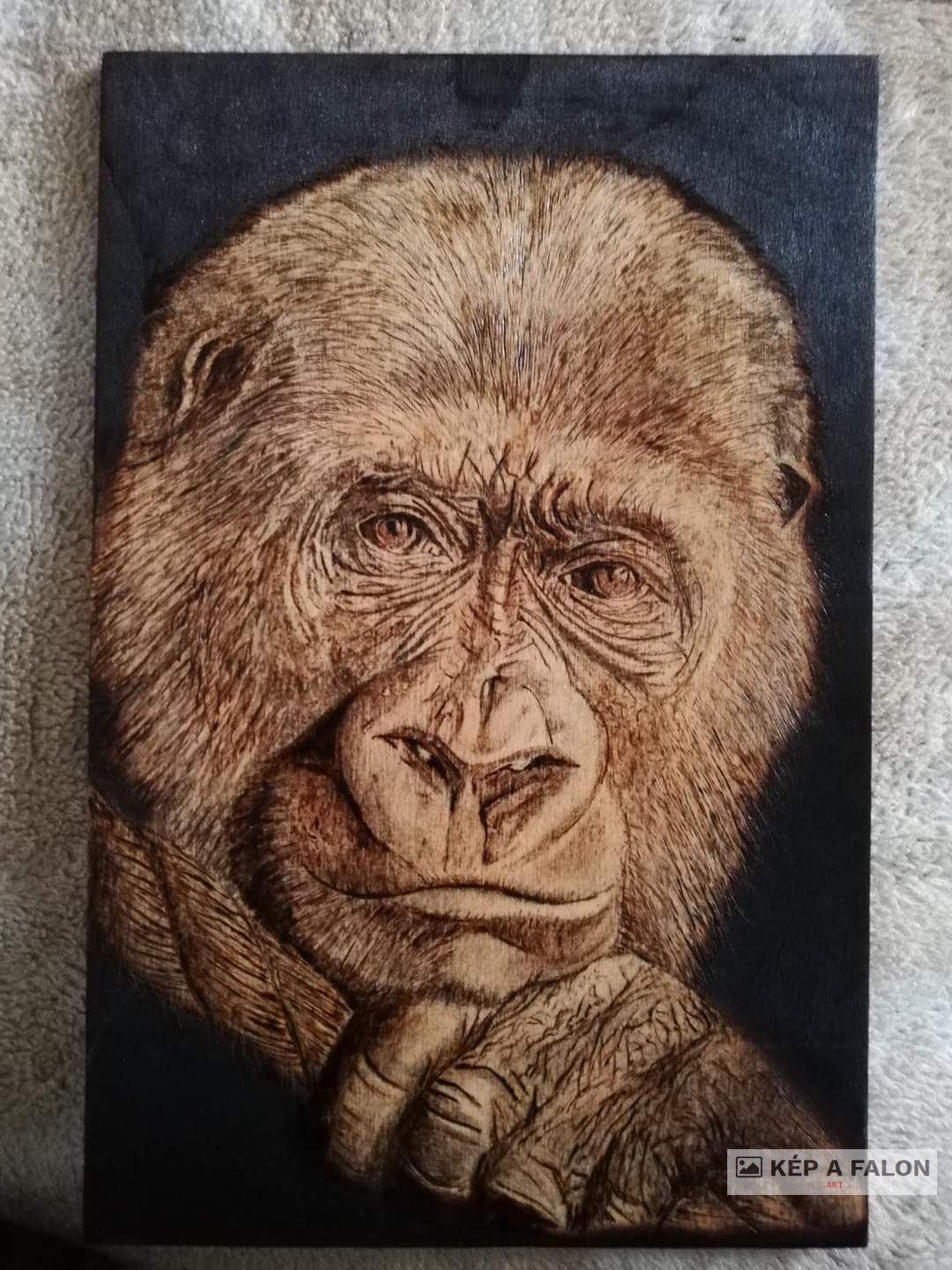 Gorilla  by: Alexandra Sulczi | 2019, egyéb festmény