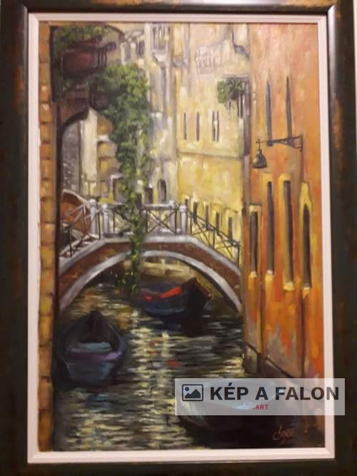 Velencében by: Békési-Egedi Mária | 60*40, olaj festmény
