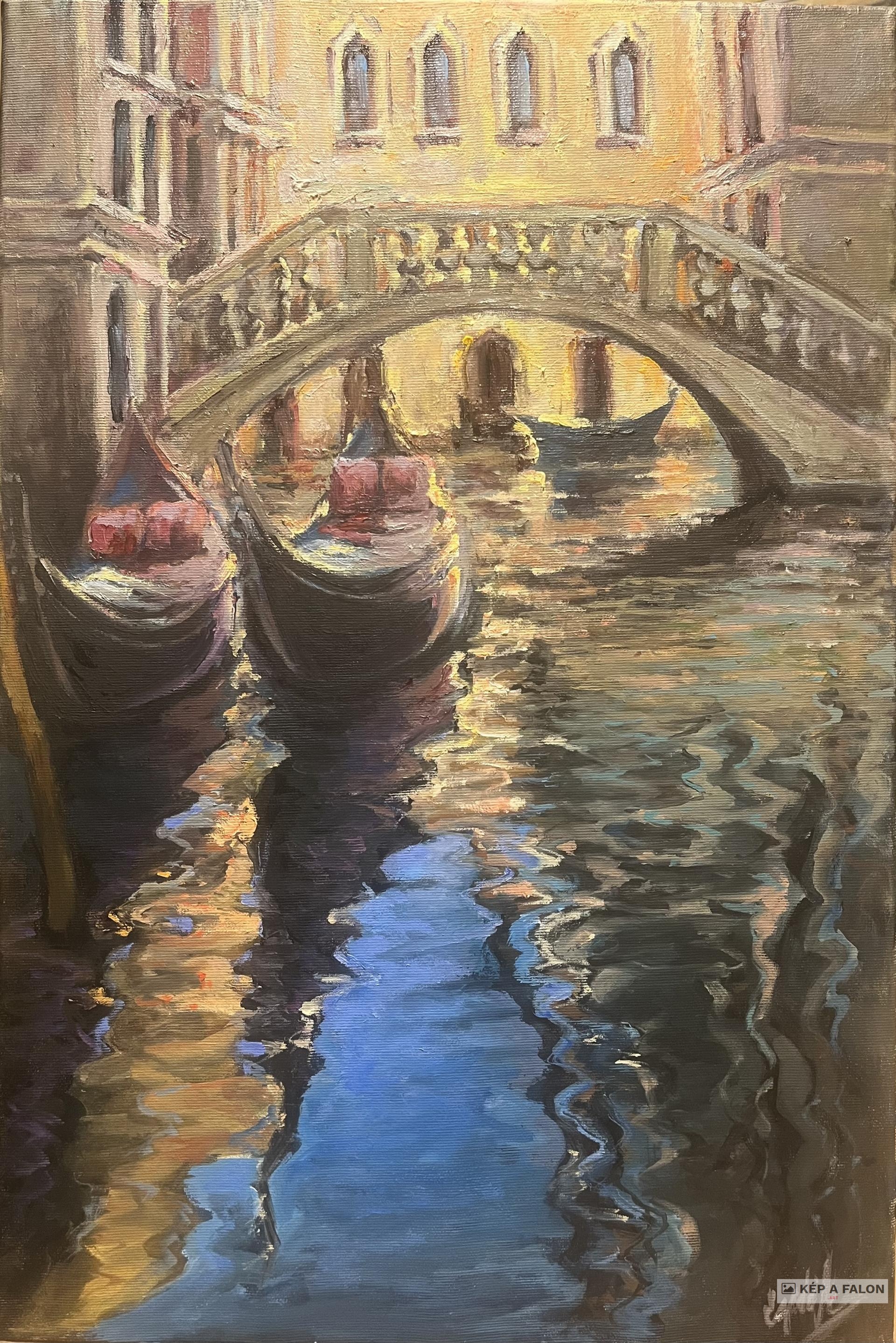 Tükröződés by: Békési-Egedi Mária | 2024, olaj festmény