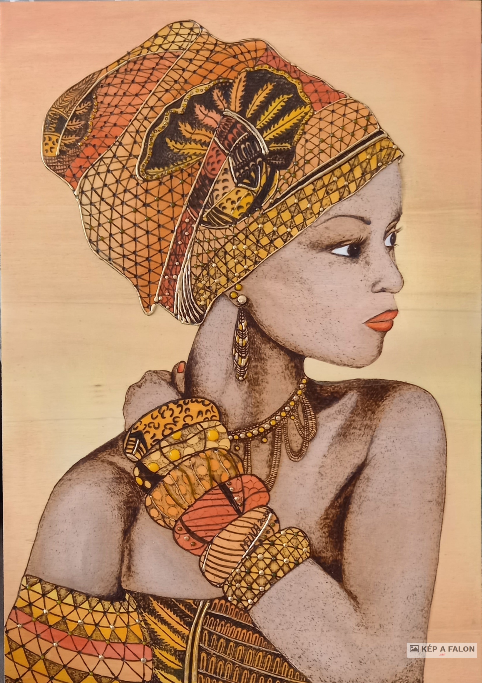 Afro szépség II. by: Horváth Melinda | 2022, fotó