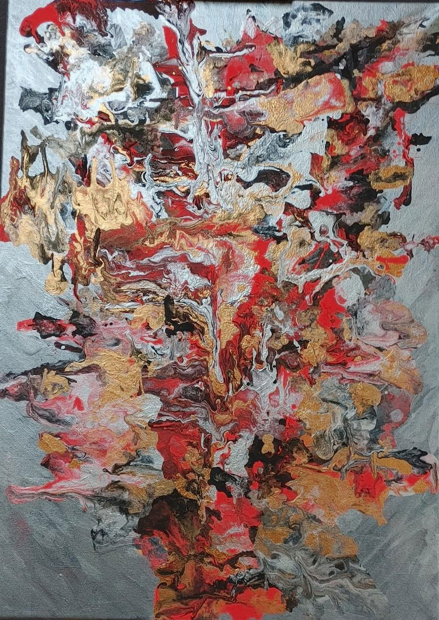 Purgatórium by: Halász Tibor | 2018., olaj festmény