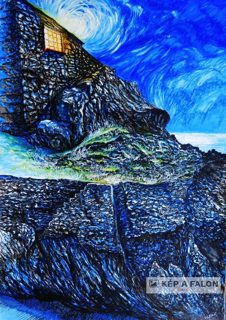 Cornwall 2 by: Olexa József József | 2023, akvarell festmény