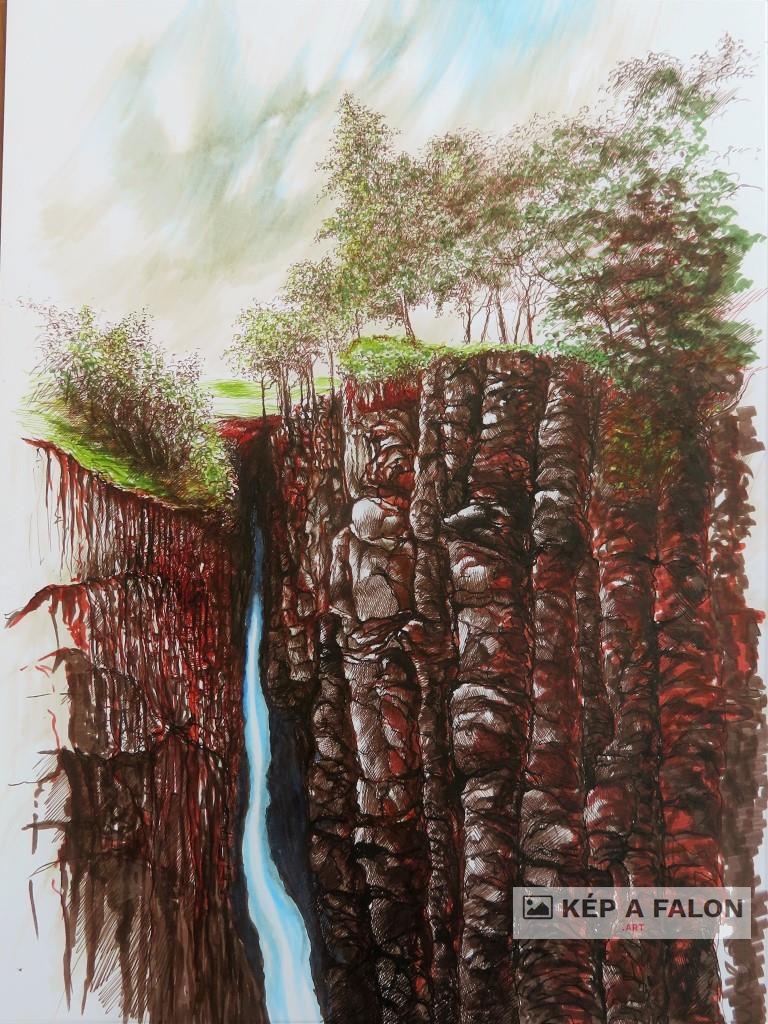 Lake discrict 3 by: Olexa József József | 2024, akvarell festmény