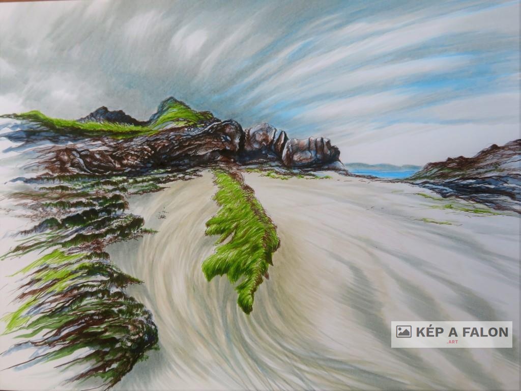 Lake discrit 1 by: Olexa József József | 2024, akvarell festmény