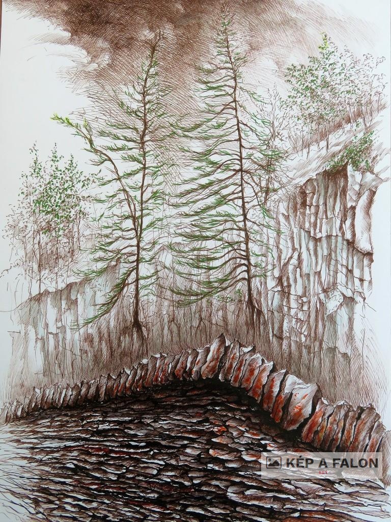 Lake discrict 14 by: Olexa József József | 2024, akvarell festmény