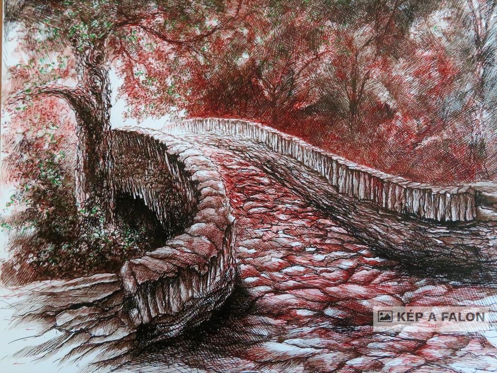 Lake discrict 5 by: Olexa József József | 2023, akvarell festmény