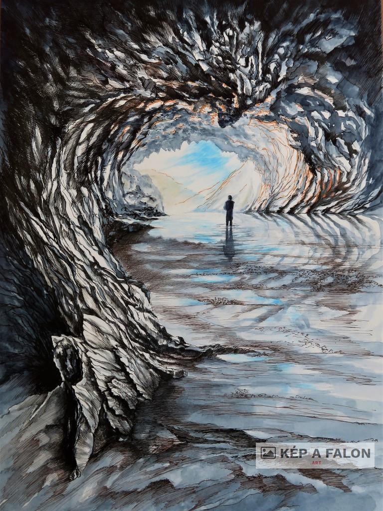 Lake discrict 11 by: Olexa József József | 2024, akvarell festmény