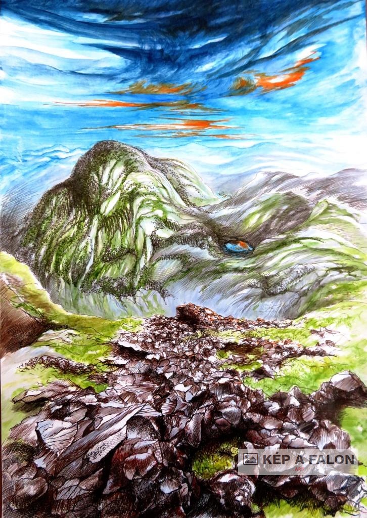 Scafell Pike 2 by: Olexa József József | 2024, akvarell festmény