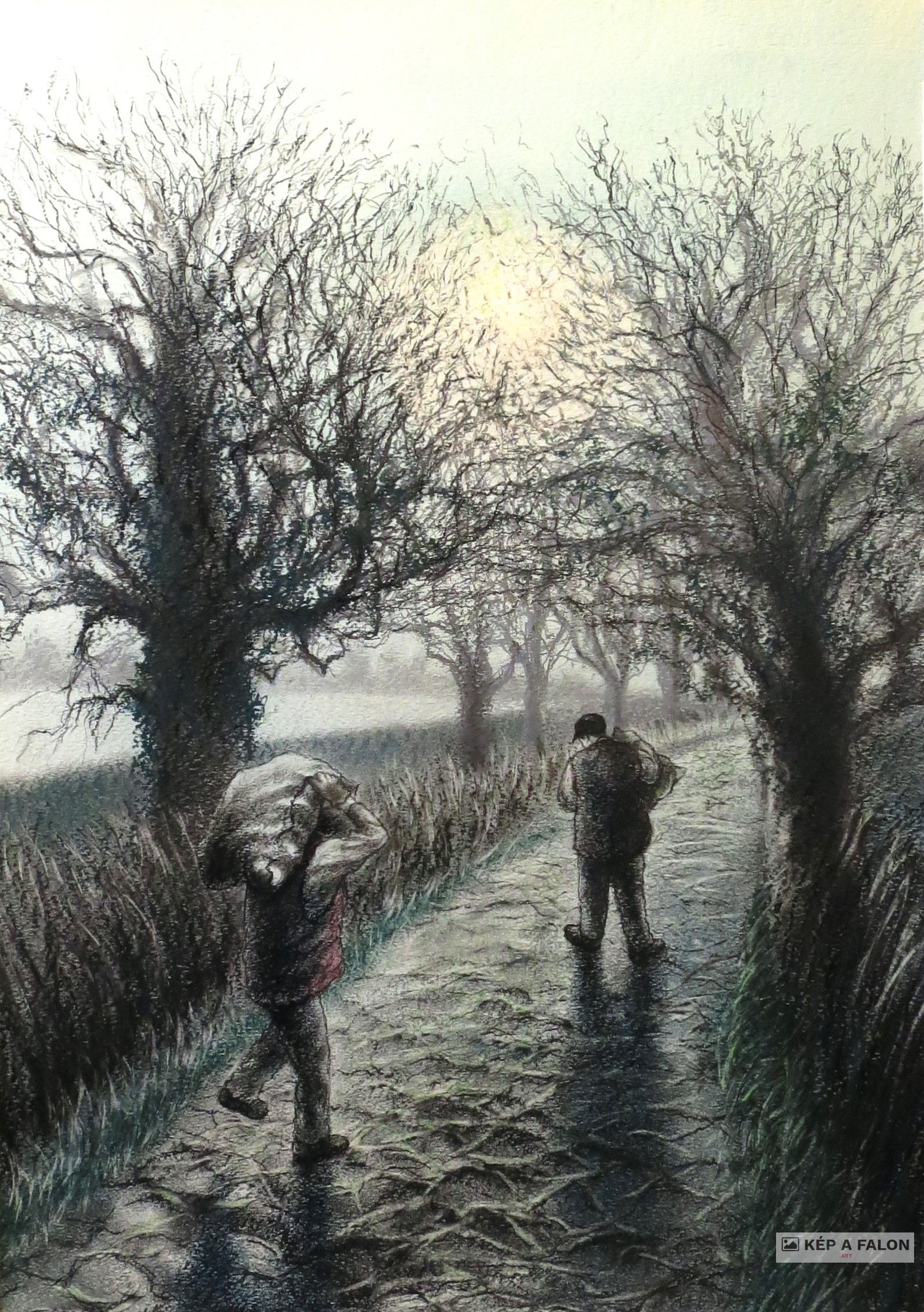 Október by: Olexa József József | 2012, grafika