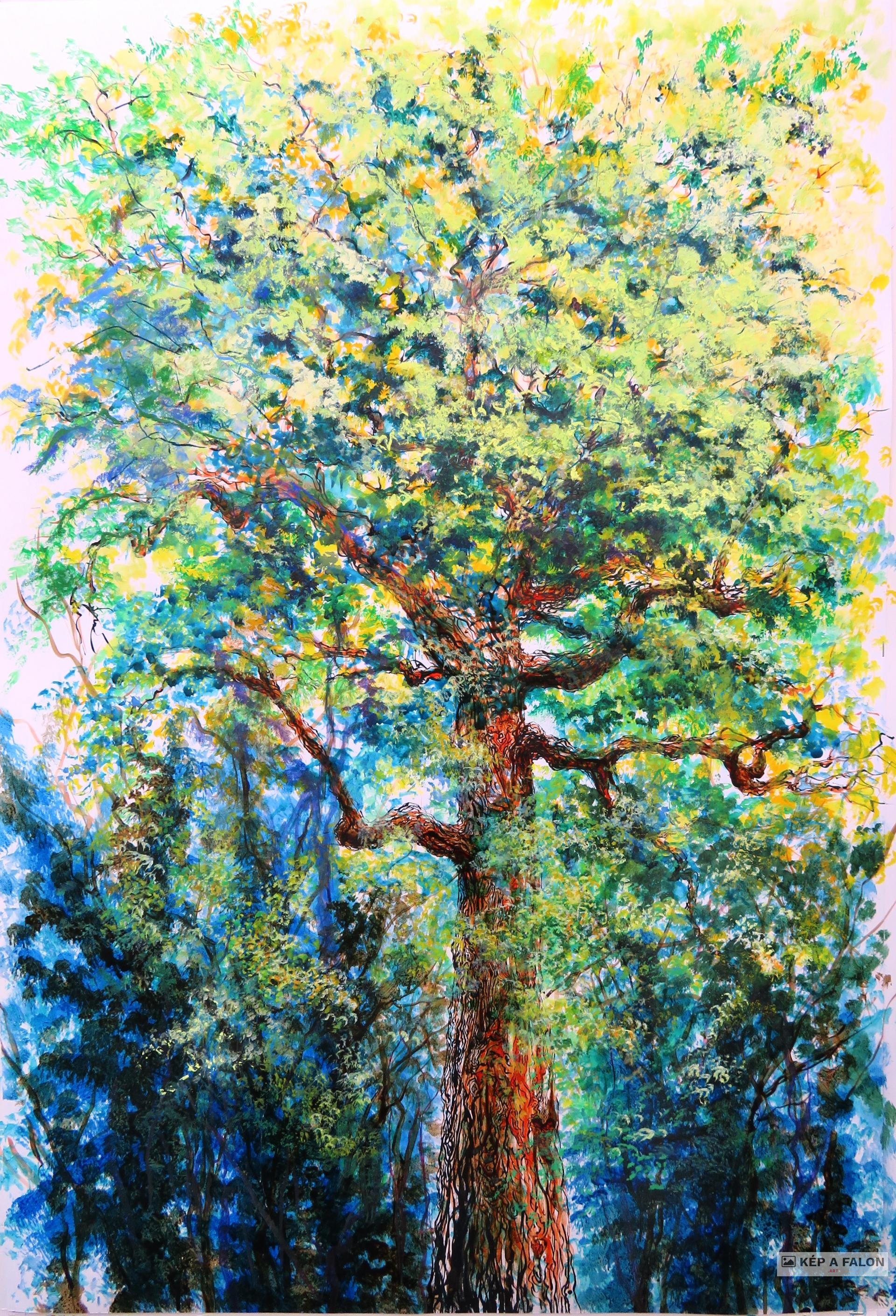 Tavasz by: Olexa József József | 2018, tempera festmény