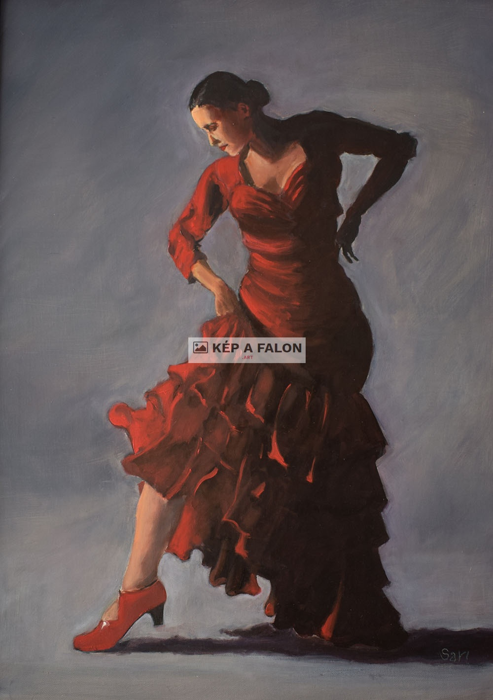 Flamenco by: Sari Osman | 2018, olaj festmény
