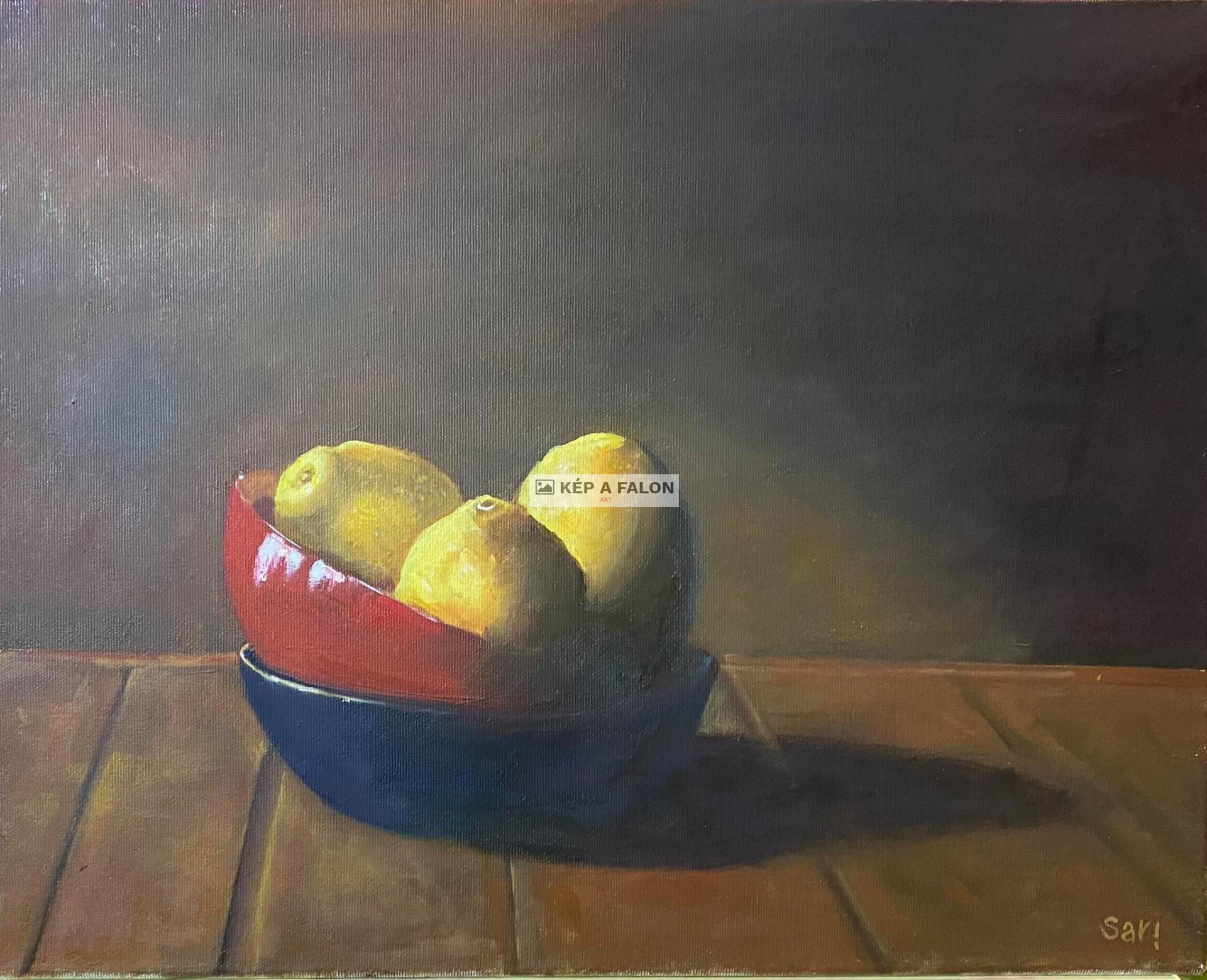 Lemon by: Sari Osman | 2020, olaj festmény