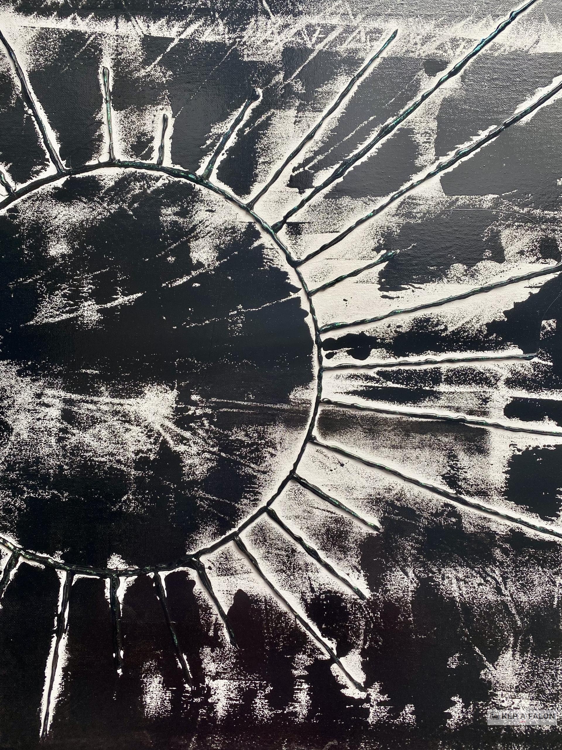 Black sun by: Kullai Annamária | 2022, akril festmény