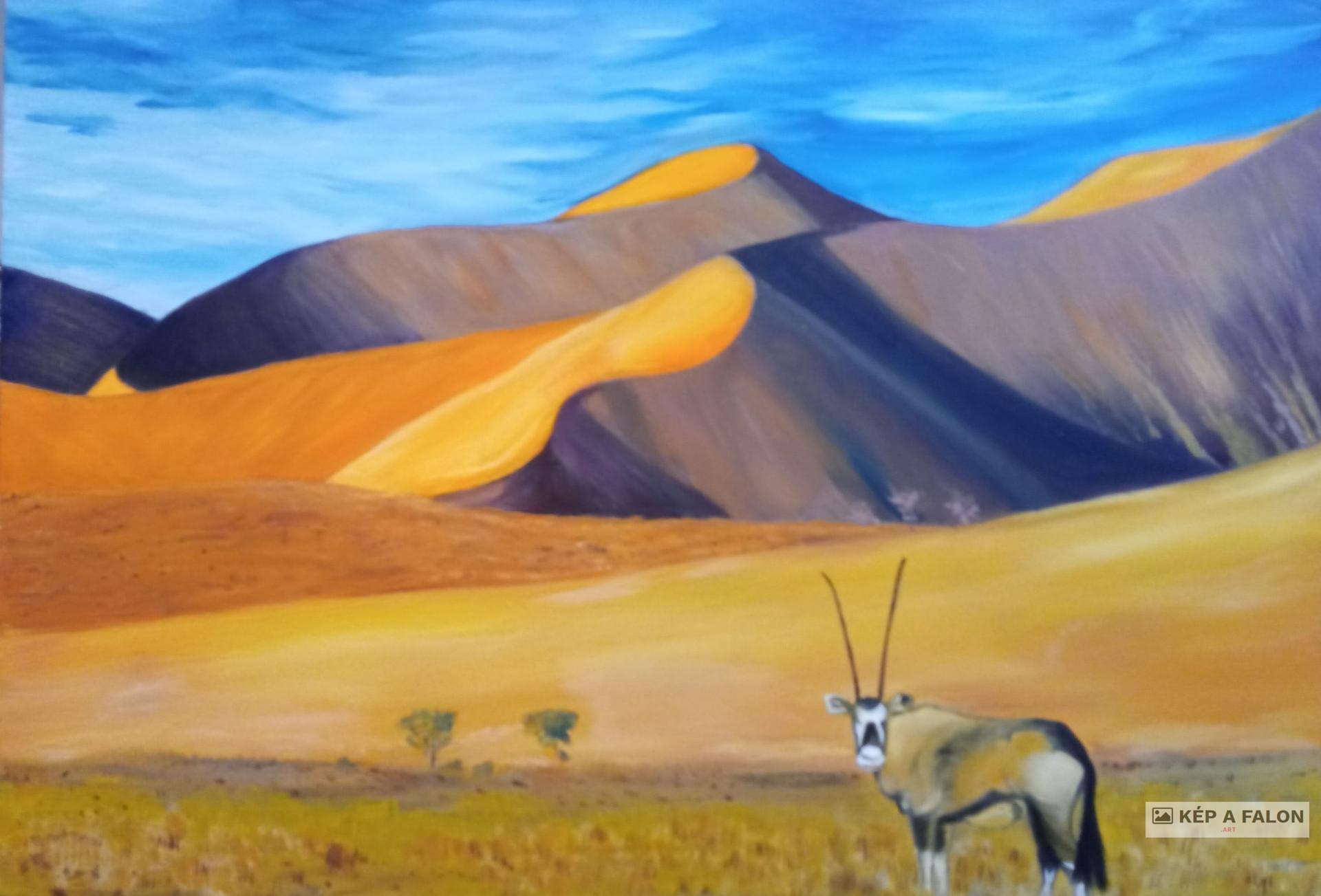 Namib sivatag by: Ludányi Erika | 2023, olaj festmény