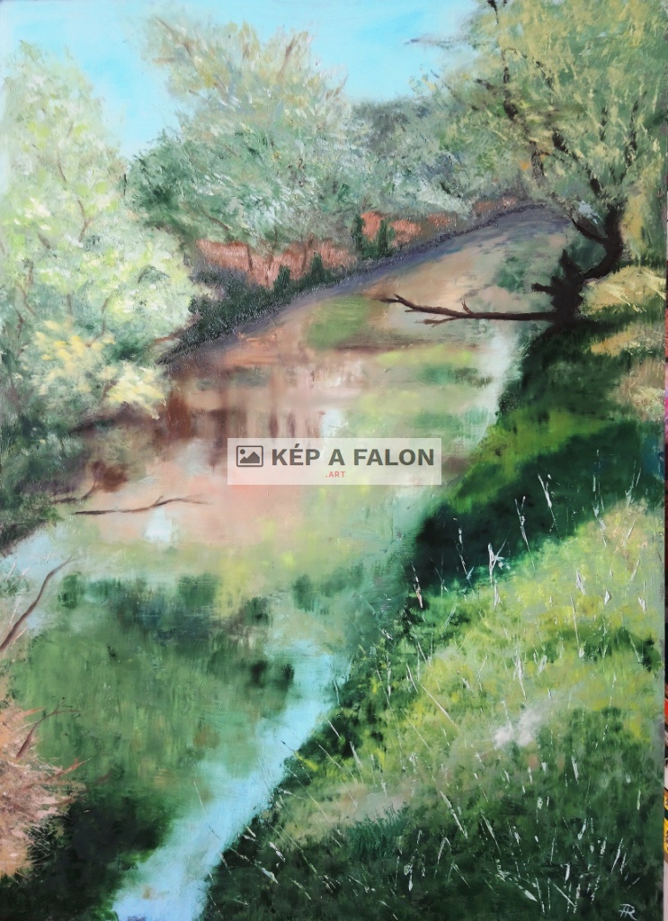 Kraszna folyó by: Radványi Ildikó | 2020, olaj festmény