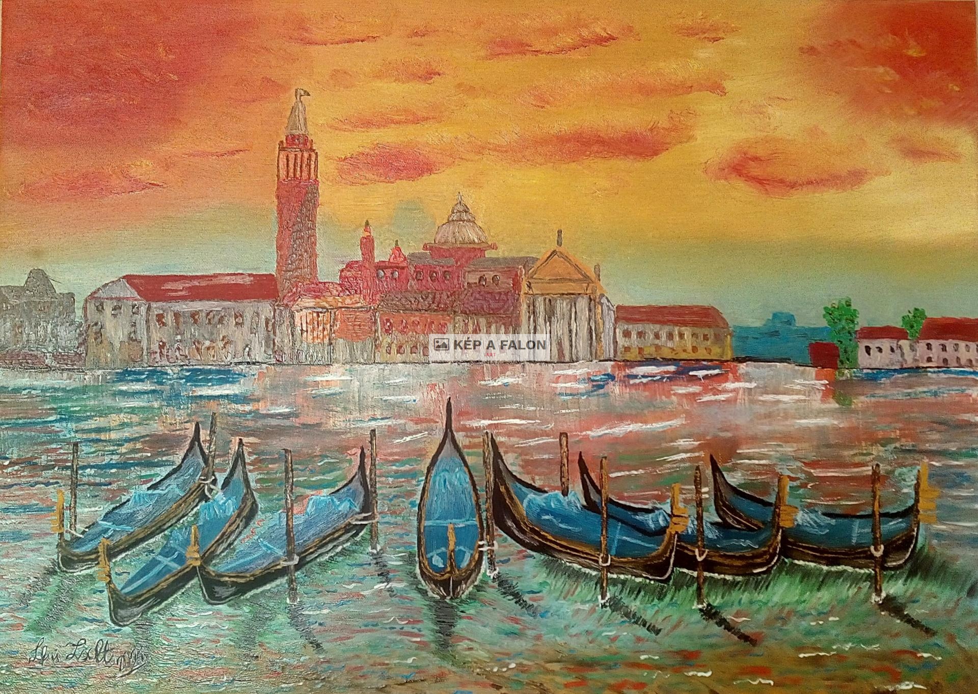 Venezia by: Skribek Zsolt | 2021, olaj festmény