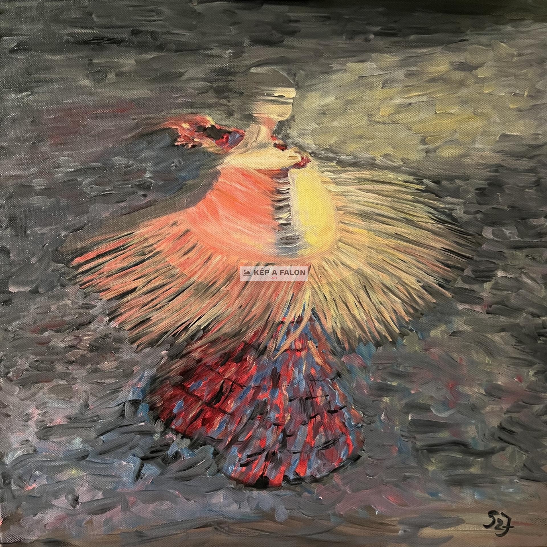 Flamenco by: Szakáll  Júlia | 2022, olaj festmény