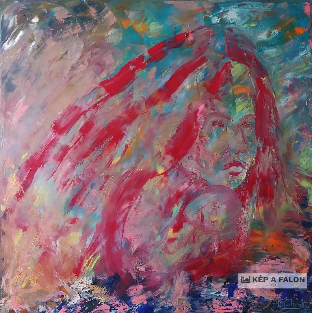 Leányanya by: Tyukodi Árpád | 2020, olaj festmény