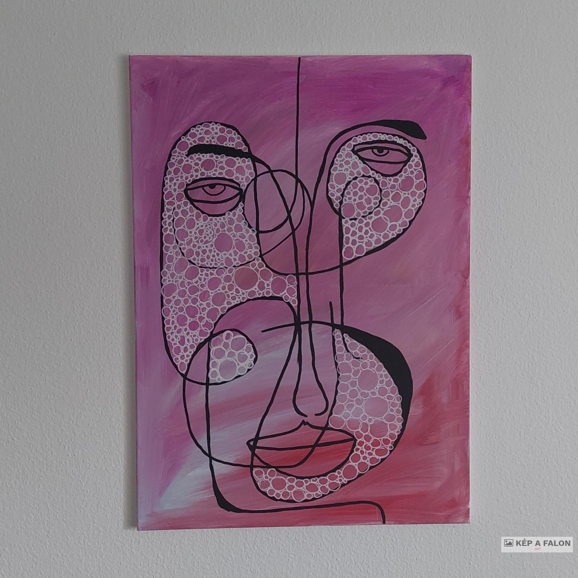 Pink by: Wenszky Nándor | 2023, akril festmény